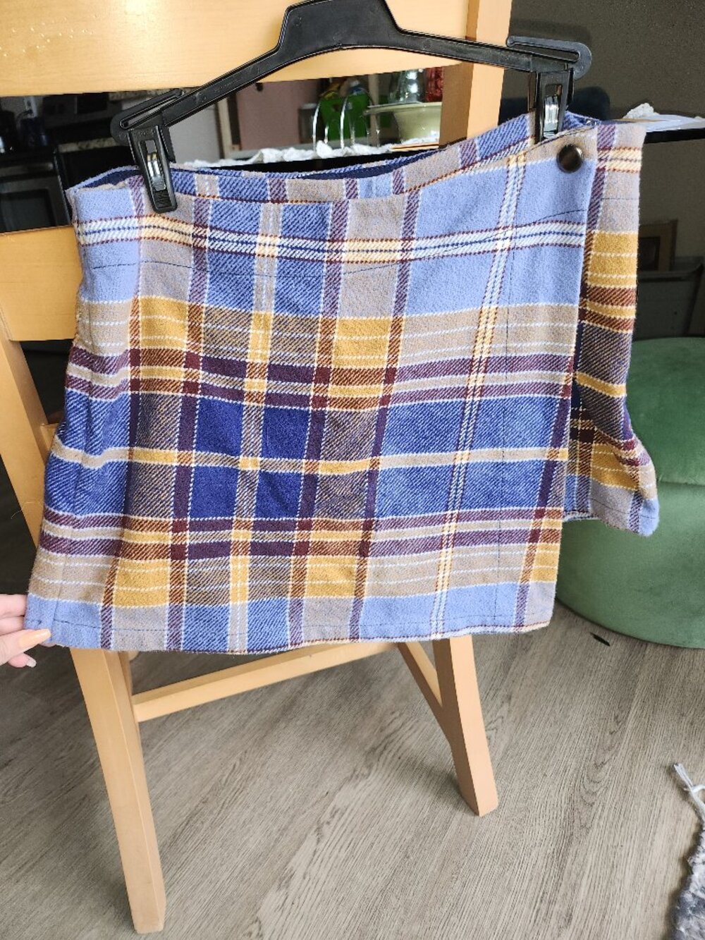 Free People Plaid Skort